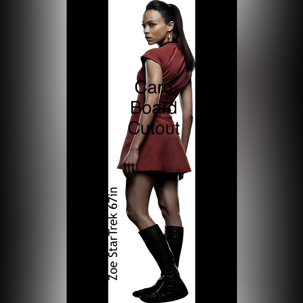 Zoe Saldana LIFE SIZE Cardboard Cutout with FREE Shipping
